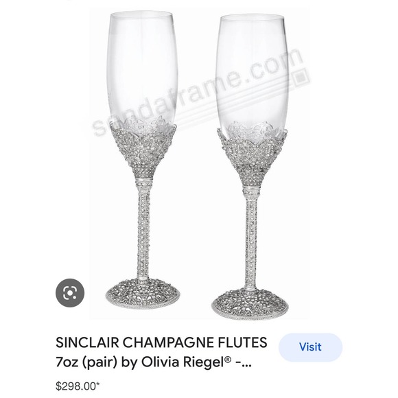 Olivia Riegel Accents Olivia Riegel Sinclair Flutes Bnwb Retail